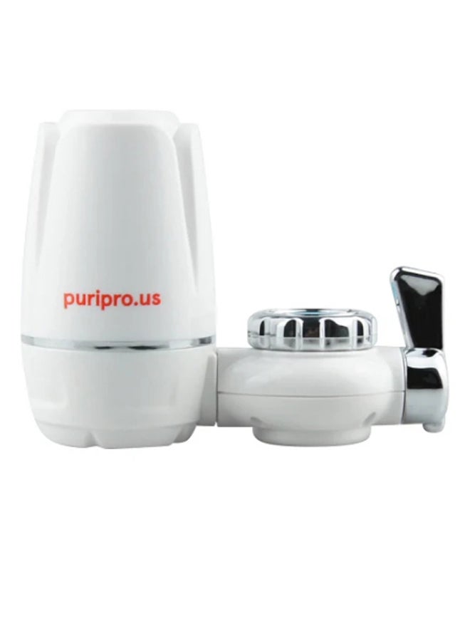 Multi Stage Faucet Filter Water Tap For Kitchen And Bathroom White/Black 8centimeter