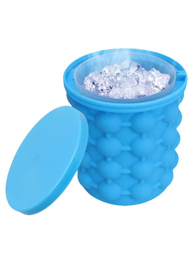 Ice Cube Maker Tray Blue/Clear 13.2 x 14.1cm