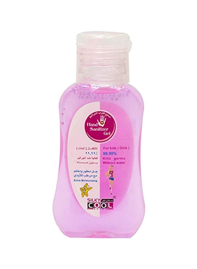 Silky Cool Hand Sanitizer Gel Pink 60ml 