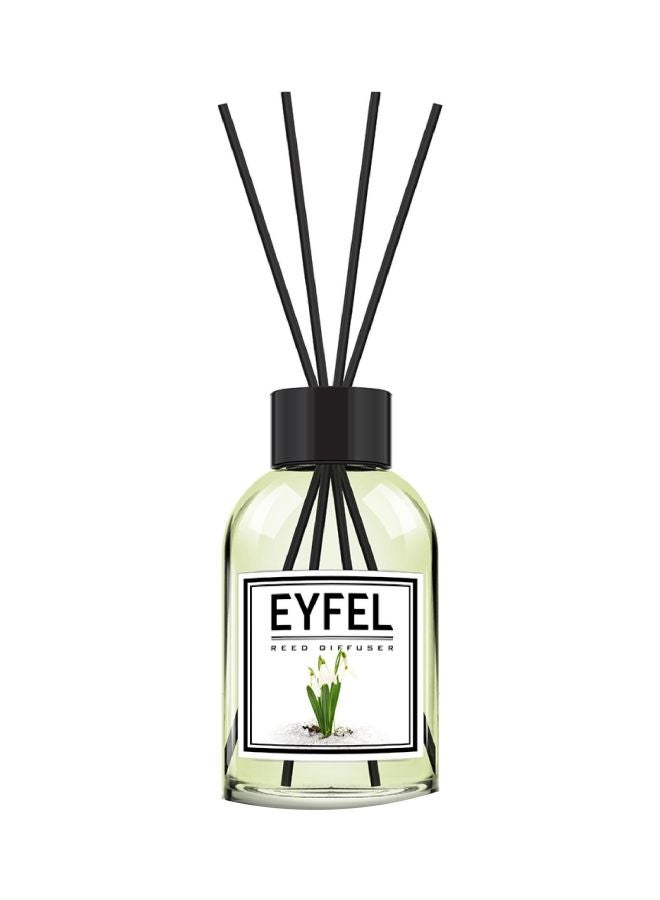 EYFEL Kardelen Snowdrop Reed Diffuser Black/Clear 110ml 