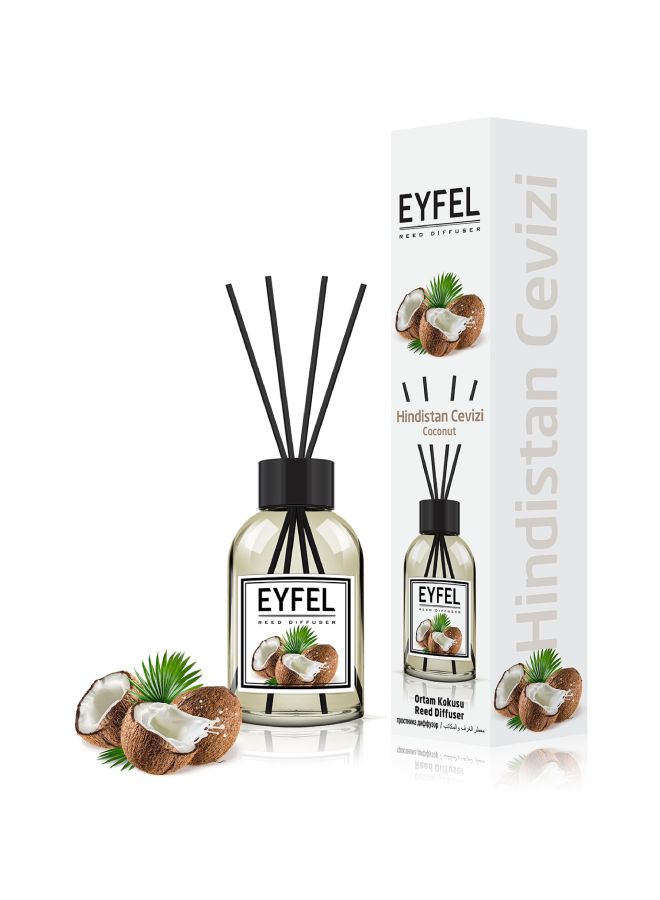 EYFEL - Hi̇ndi̇stan Cevi̇zi̇ Reed Diffuser Clear 110ml - Image 1