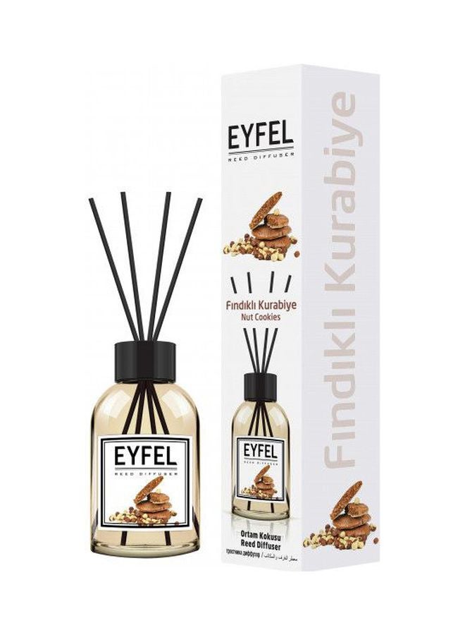 EYFEL Findikli Kurabi̇ye Reed Diffuser Grey 110ml  - Image 2