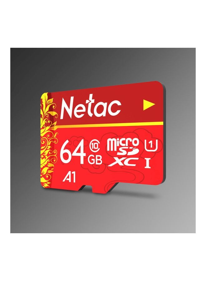 Netac - Micro SD Memory Card Red - Image 1