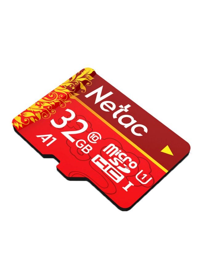 Netac - Micro SD Memory Card Red - Image 1