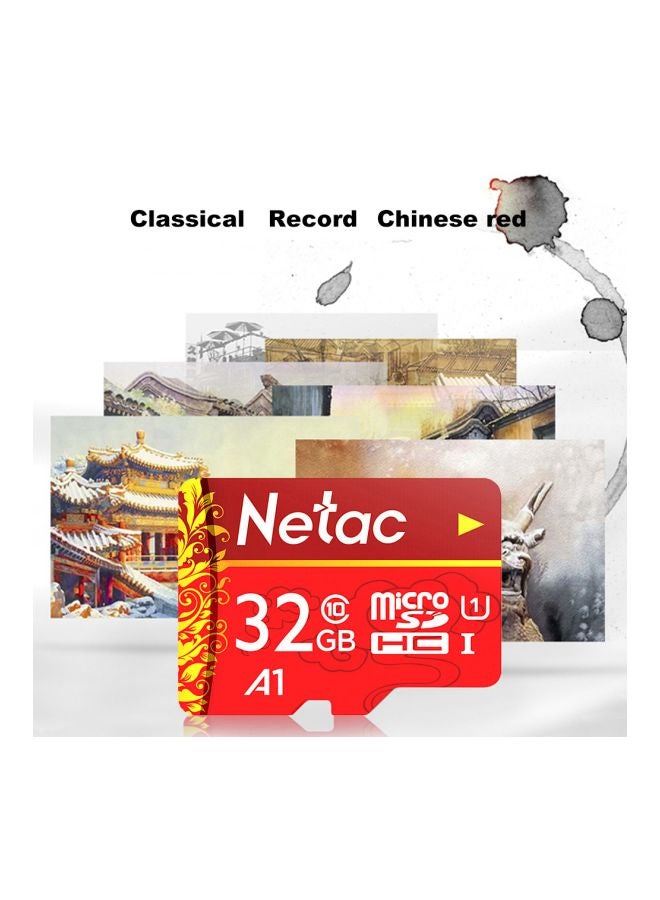 Netac - Micro SD Memory Card Red - Image 1