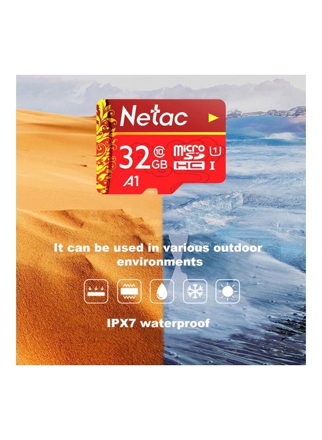 Netac - Micro SD Memory Card Red - Image 1