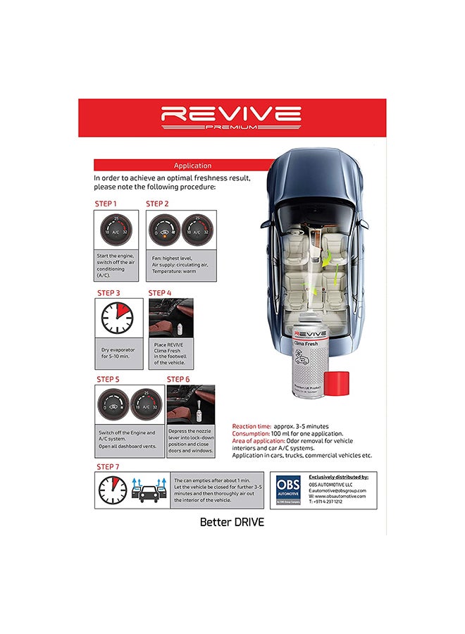 revive Fresh Car Cabin Sanitizer 100 ML  - Image 3