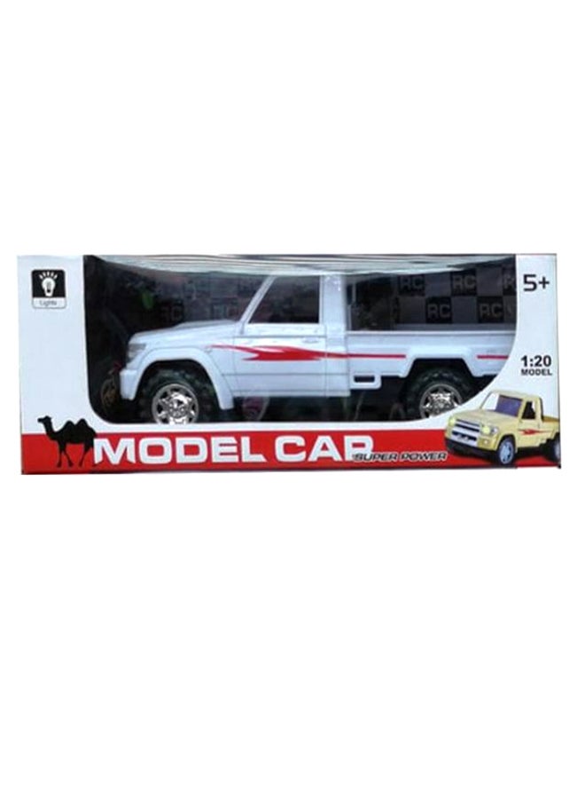 Super Power Desert Jeep Transport Car White - Image 1