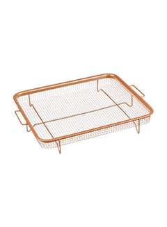 GOTHAM STEEL Elevated Nonstick Crisper Tray Brown 13x4x11inch  - Image 2