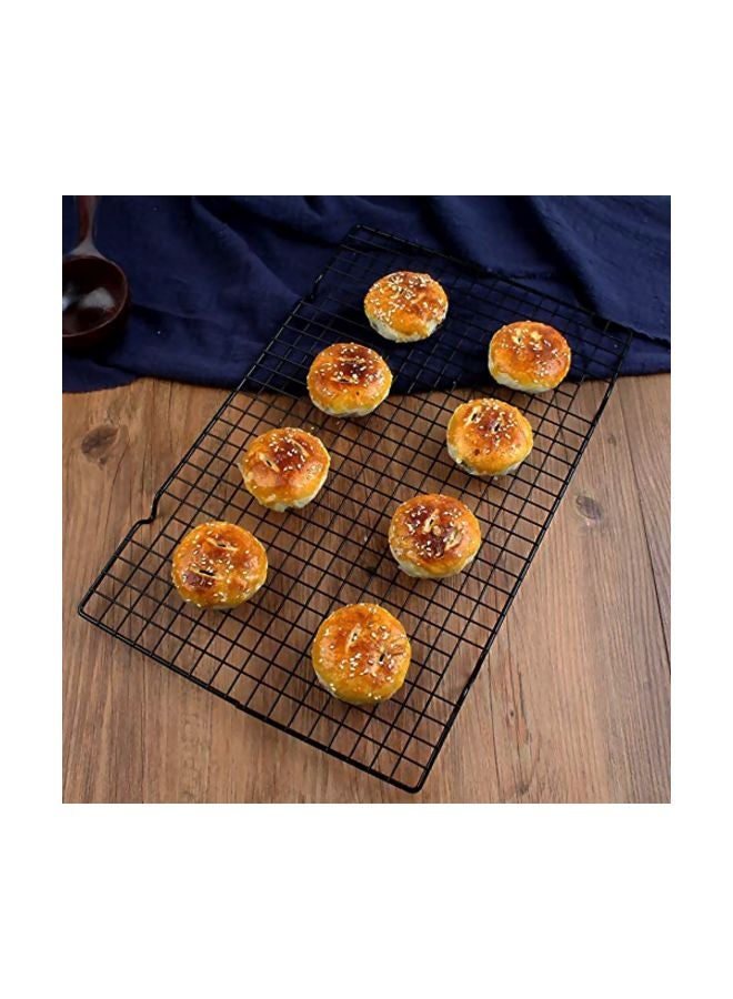 Nonstick Baking Cooling Rack Black 10x16inch