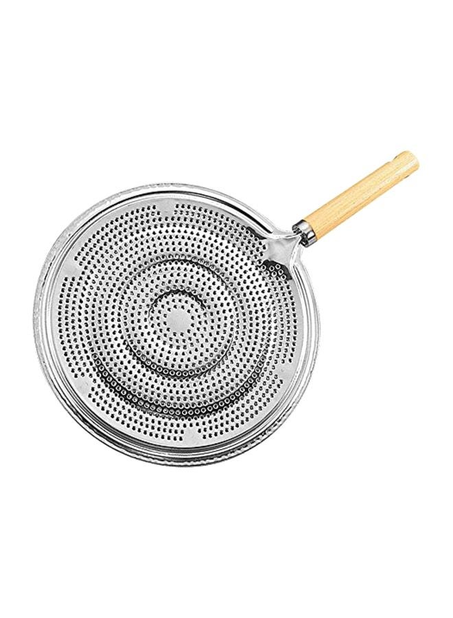 Better Houseware Simmer Ring Silver/Beige 13.4x8.4x1inch - Image 1