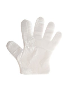Generic 100-Piece Disposable Glove Set Clear One Size  - Image 1