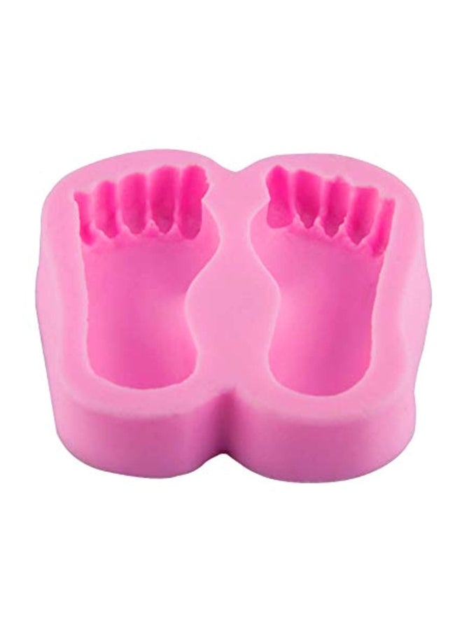 يونكو قالب حلوى من السيليكون مكون من تجويفين وردي 2.8x2.7x0.4بوصة - Image 2