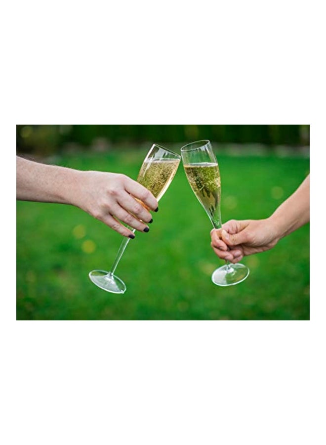 Luigi Bormioli - 2-Piece Sparkling Beverage Glasses Clear 9.8x0.3inch - Image 1