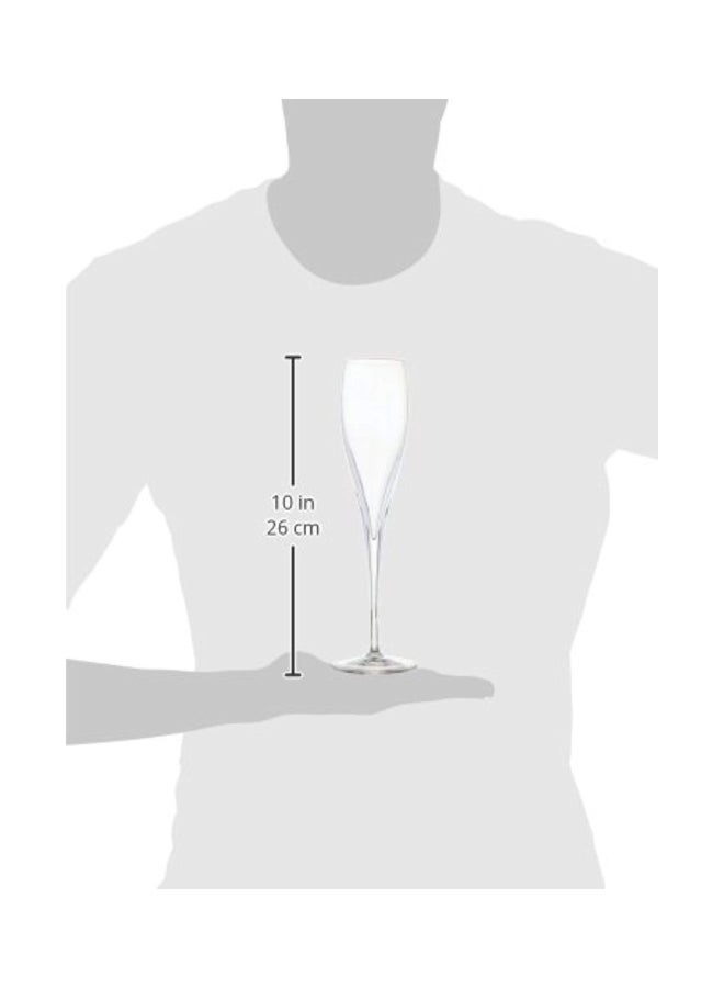 Luigi Bormioli - 2-Piece Sparkling Beverage Glasses Clear 9.8x0.3inch - Image 1