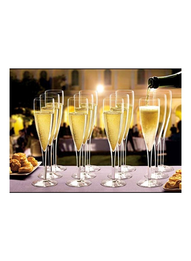 Luigi Bormioli - 2-Piece Sparkling Beverage Glasses Clear 9.8x0.3inch - Image 1