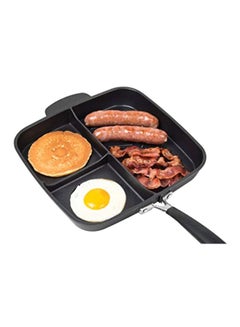 Master Pan 3-Section Meal Skillet Black 11inch  - Image 2
