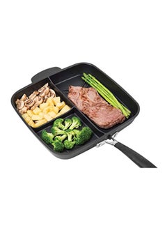 Master Pan 3-Section Meal Skillet Black 11inch  - Image 3