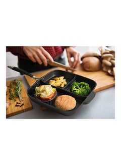 Master Pan 3-Section Meal Skillet Black 11inch  - Image 5
