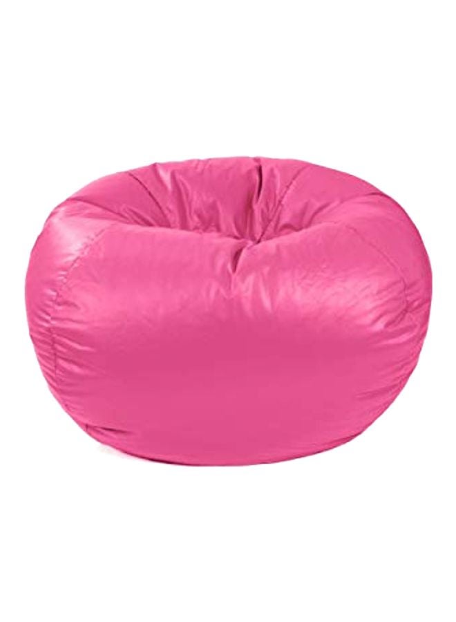 Gold Medal Bean Bags Leather Bean Bag Hot Pink 80x50cm - Image 1