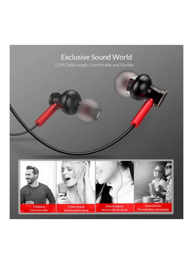 Orico In-Ear Headphones Red - Image 2