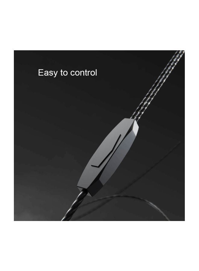 QKZ Wired In-Ear Earphones With Mic Blue/Black  - Image 5