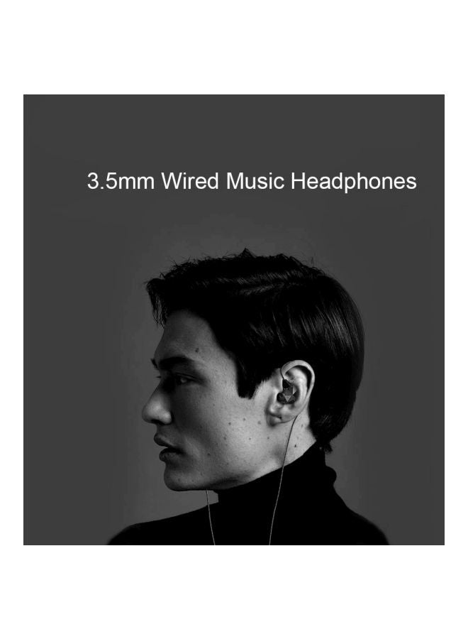 QKZ Wired In-Ear Earphones With Mic Red/Black  - Image 3