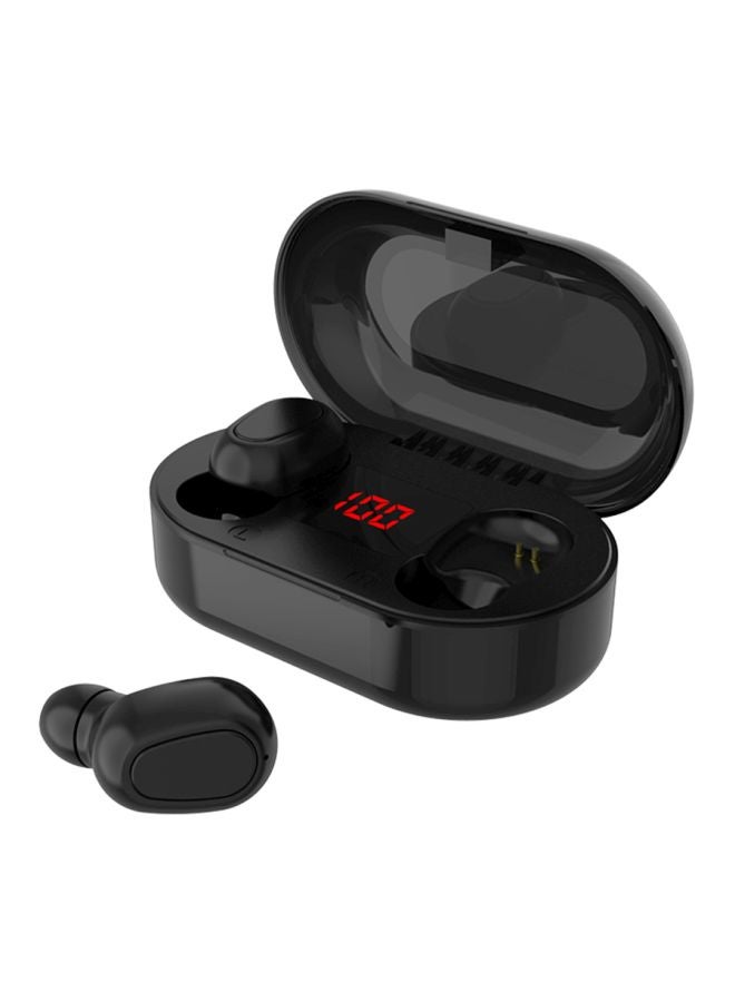 Generic Bluetooth In-Ear Earbuds With Mic And Charging Case Black  - Image 1