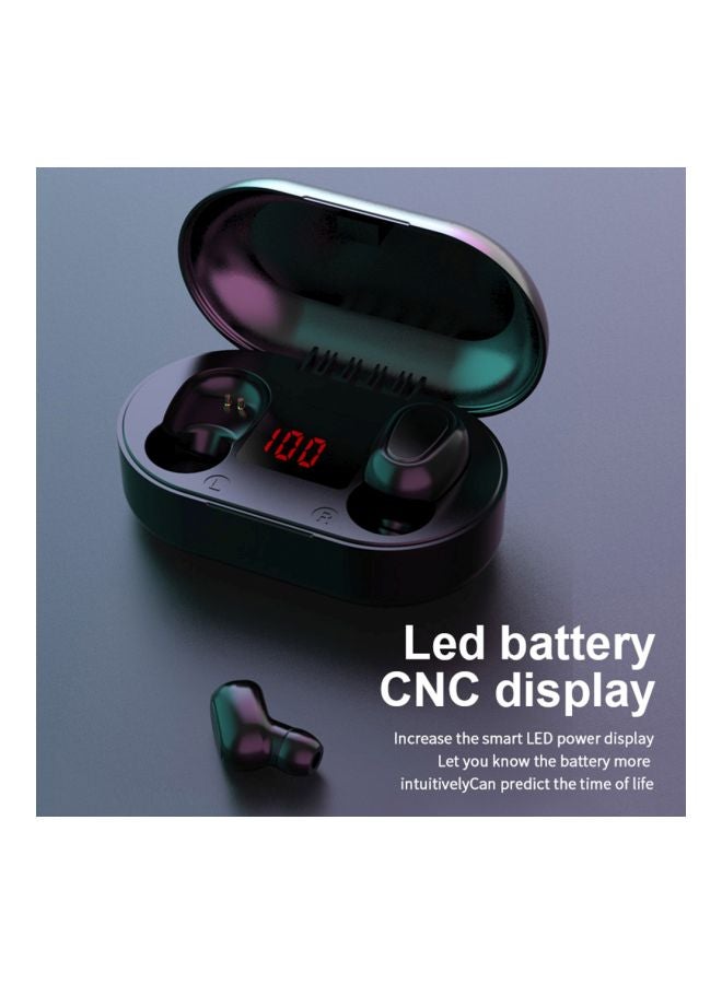 Generic Bluetooth In-Ear Earbuds With Mic And Charging Case Black  - Image 5