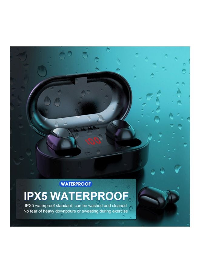 Generic Bluetooth In-Ear Earbuds With Mic And Charging Case Black  - Image 3