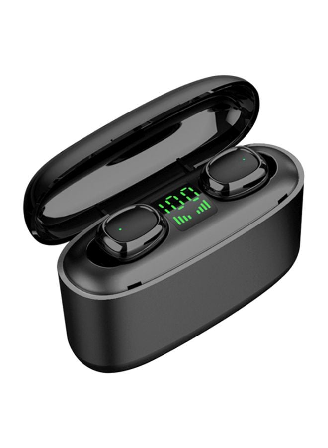 In-Ear Bluetooth Headphones With Charging Case Black - Image 1