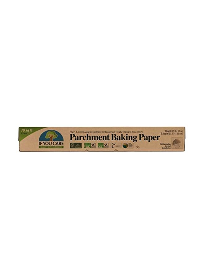 If you care Parchment Baking Paper Beige 779.5x0x0.6inch - Image 1