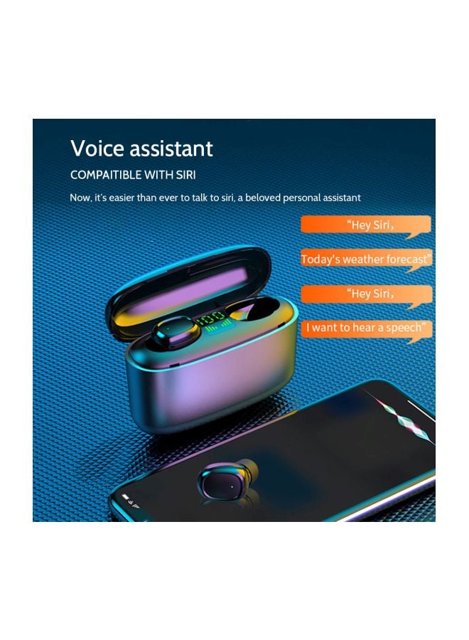 In-Ear Bluetooth Headphones With Charging Case Black - Image 4