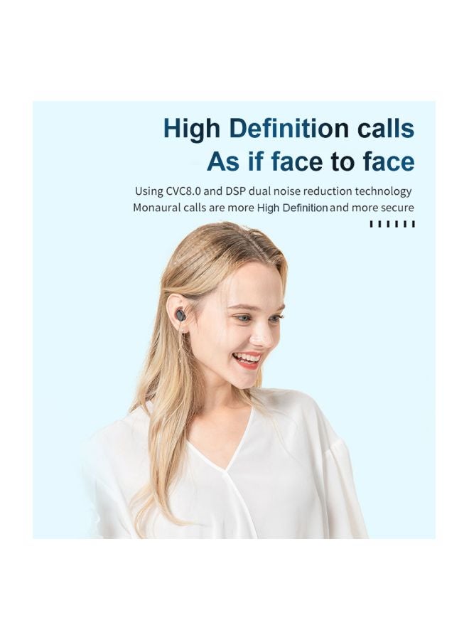 In-Ear Bluetooth Headphones With Charging Case Black - Image 5