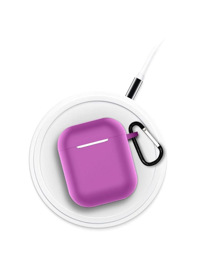 INEIX - Silicone Case Cover For Apple AirPods Light Purple - Image 1
