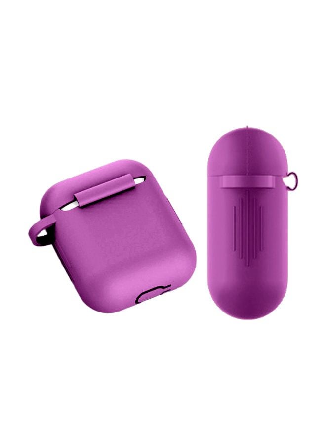 INEIX - Silicone Case Cover For Apple AirPods Light Purple - Image 1