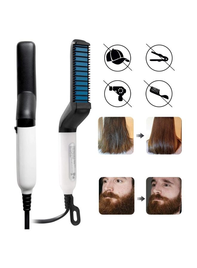 Modelling Comb Hair Straightener Black/White/Blue 20grams - Image 3