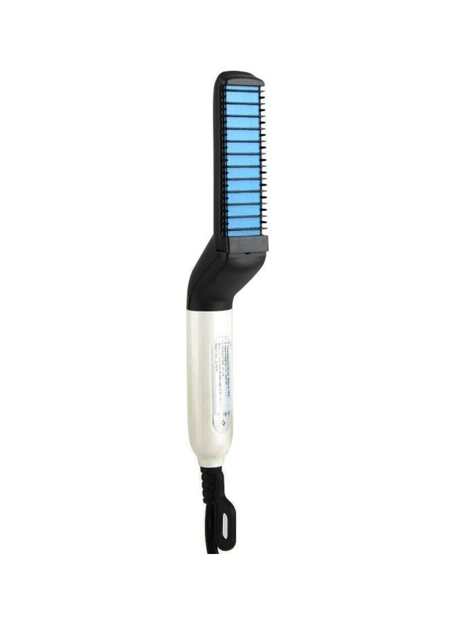 Modelling Comb Hair Straightener Black/White/Blue 20grams - Image 1