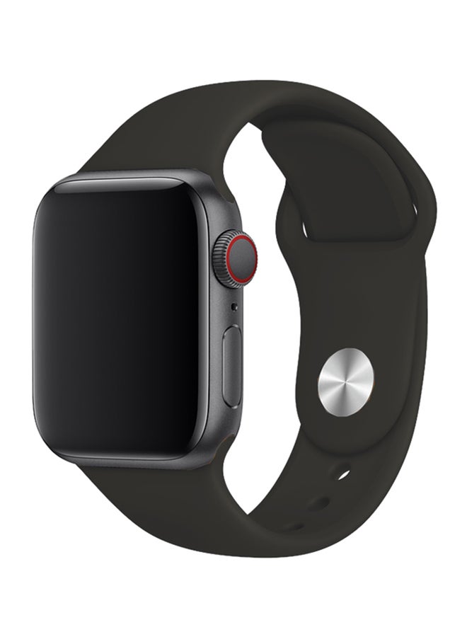 BeHello - Silicone Strap For Apple Watch 38/40mm Black - Image 1