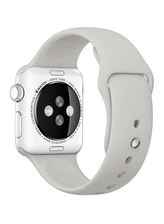 BeHello Silicone Strap For Apple Watch 38/40mm Grey - Image 2