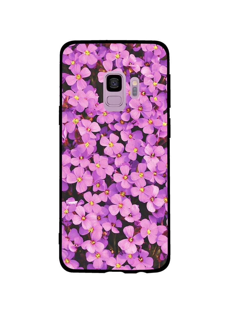 Protective Case Cover For Samsung Galaxy S9 Light Purple Floer