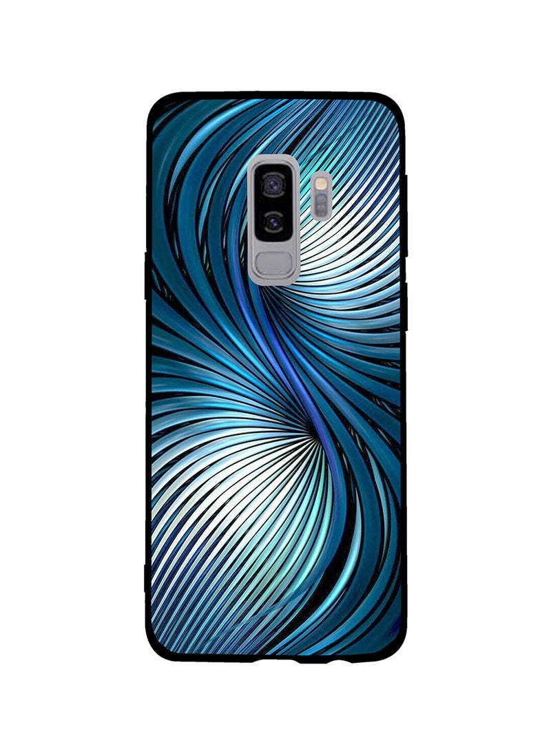 ثيودور غطاء حماية لموبايل سامسونج جالاكسي S9 بلس منحنى أزرق