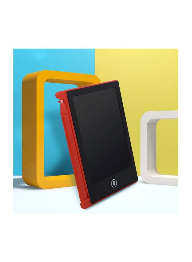 Generic LCD Writing Tablet Board With Pen Red  - Image 2