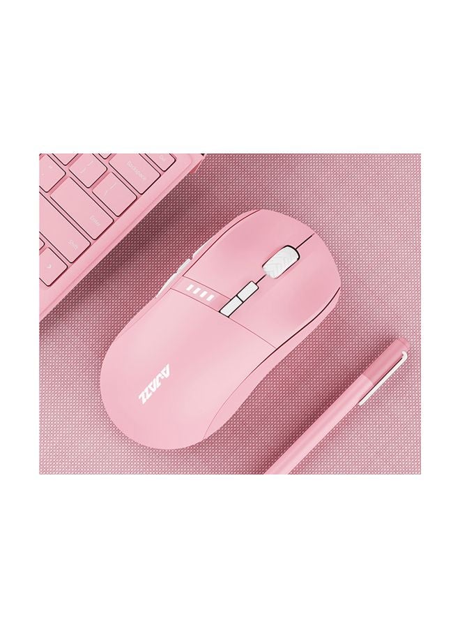 Ajazz USB Wireless Type-C Mouse Pink  - Image 3