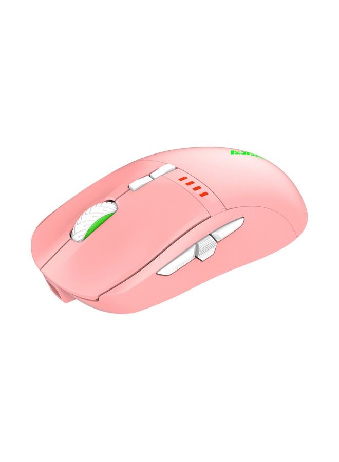 Ajazz USB Wireless Type-C Mouse Pink  - Image 2