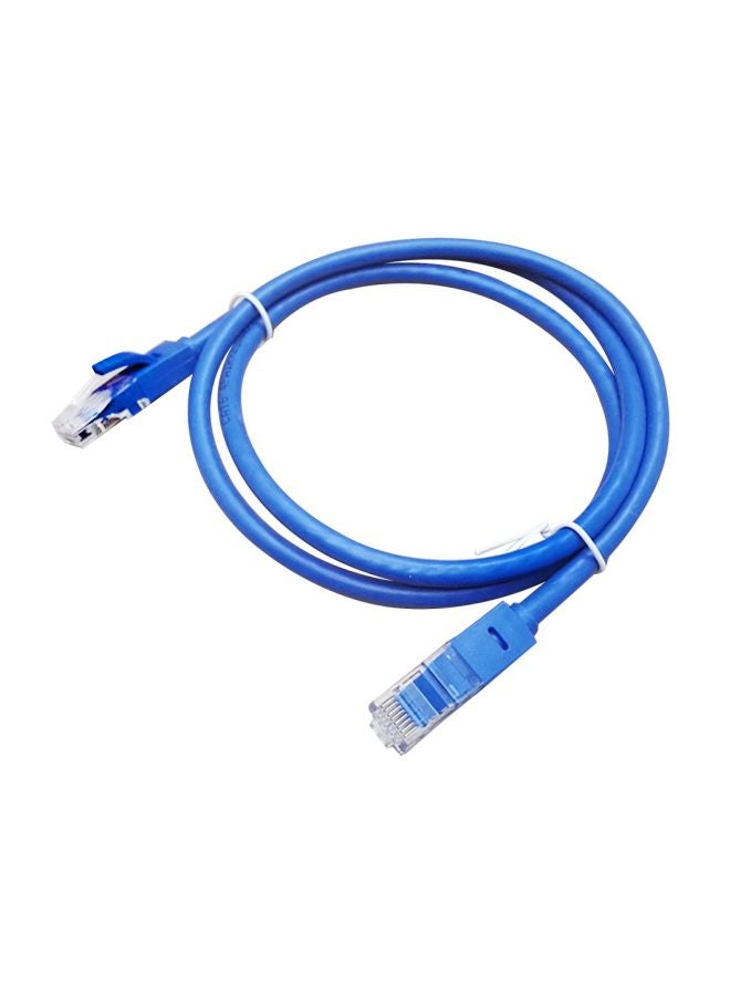 كابل شبكة بمنفذ RJ45 أزرق/شفاف - Image 1