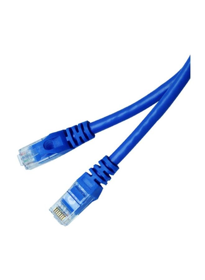 كابل شبكة بمنفذ RJ45 أزرق/شفاف - Image 3