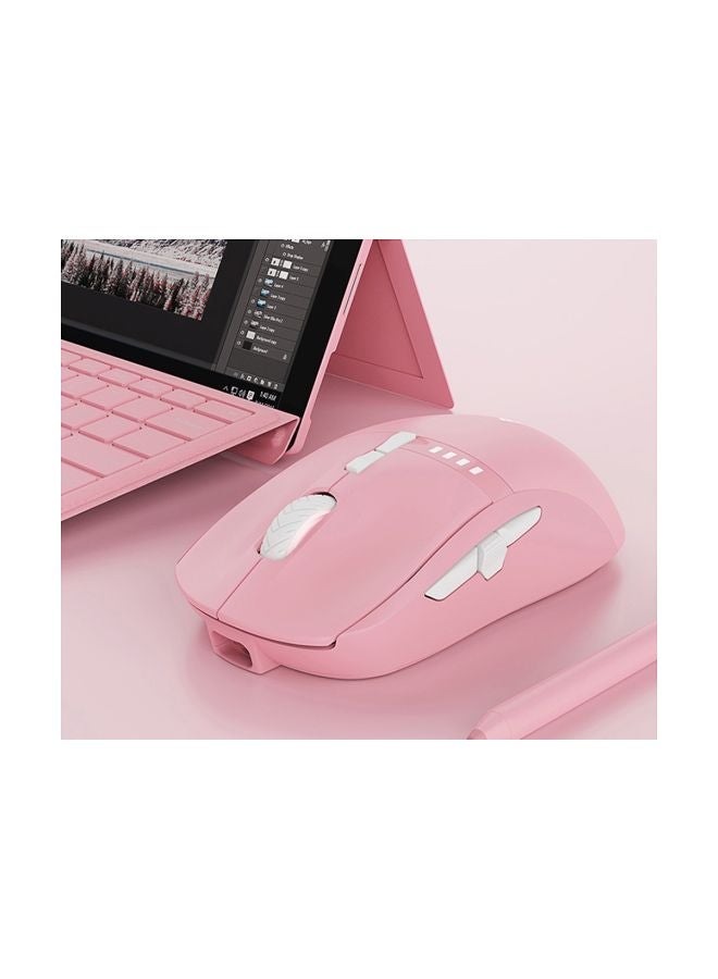 Ajazz USB Wireless Type-C Mouse Pink  - Image 4