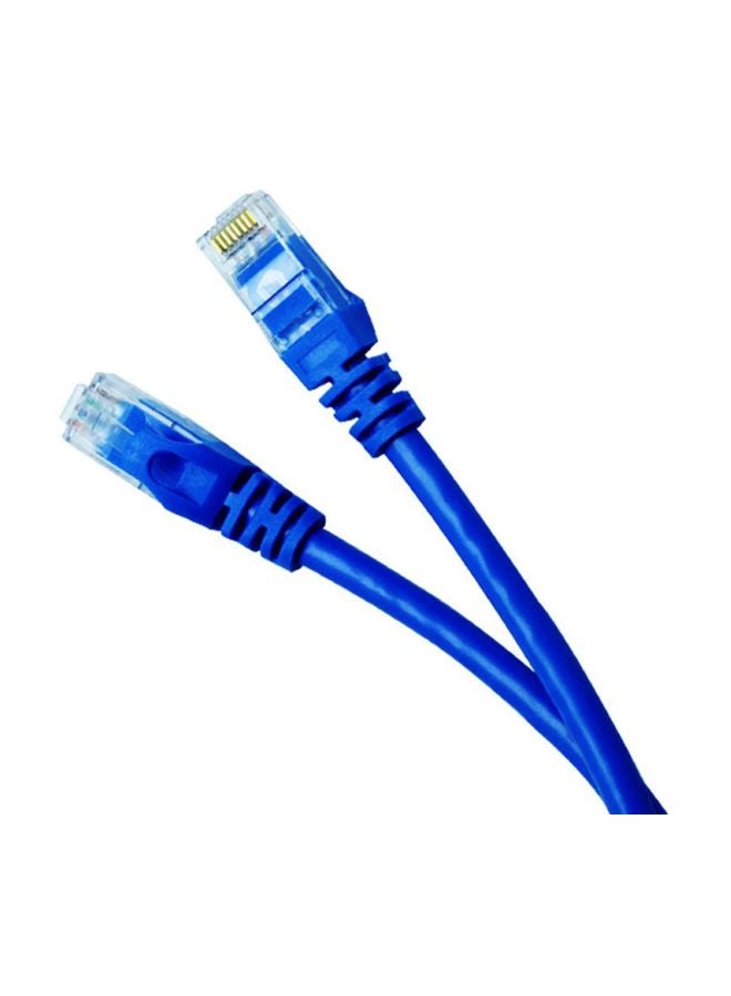 كابل شبكة بمنفذ RJ45 أزرق/شفاف - Image 2