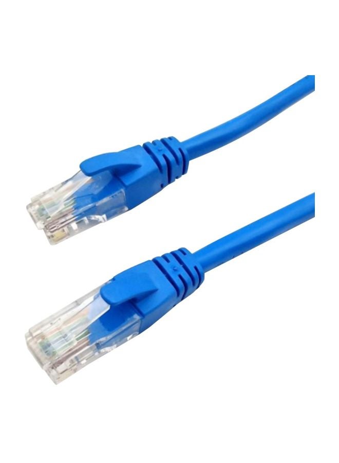 كابل شبكة بمنفذ RJ45 أزرق/شفاف - Image 4